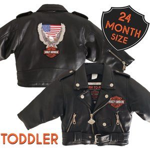 Toddler Size Real Harley Jacket